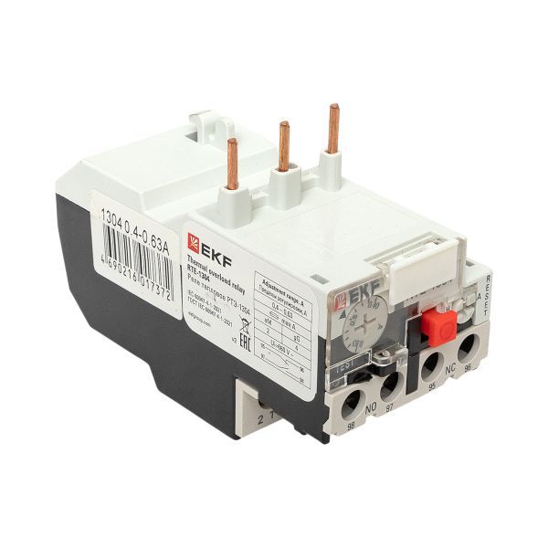  Реле тепл. РТЭ 1304 0.4-0.63А EKF rel-1304-0.4-0.63 фото в каталоге от BTSprom.by