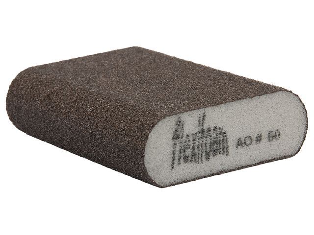 губка абразивная 98х69х26мм р60 round block flexifoam (закругленная) 66952 от BTSprom.by