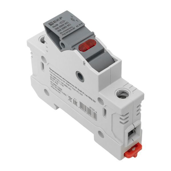  Предохранитель-разъединитель DF 10х38 1п (тип ПВЦ) EKF df101-e фото в каталоге от BTSprom.by