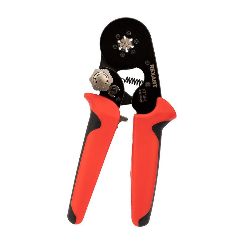  Кримпер HT 10-6 для обжима штыревых наконечников 0.08-10.0кв.мм с регулятором прижим. усилия Rexant 12-3210-1 фото в каталоге от BTSprom.by