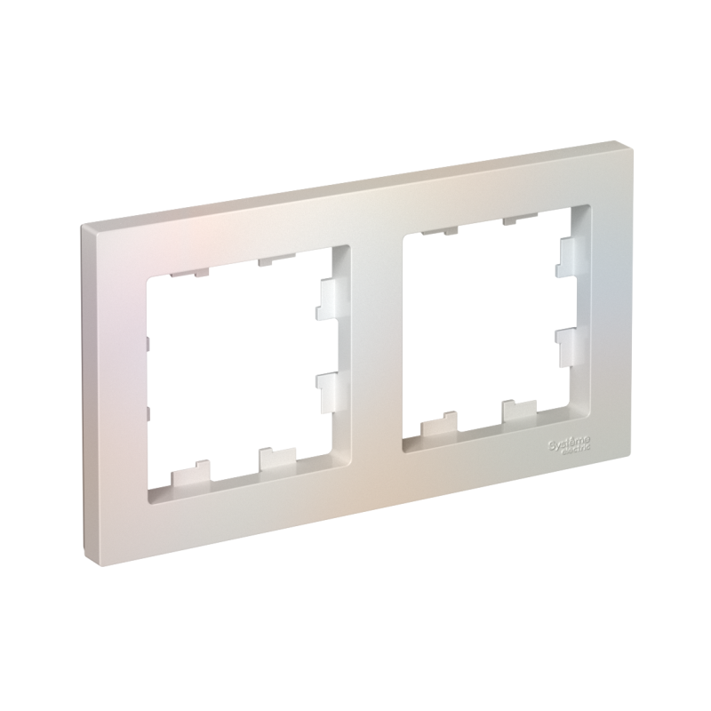 рамка 2-м atlasdesign универс. жемчуж. se atn000402 от BTSprom.by