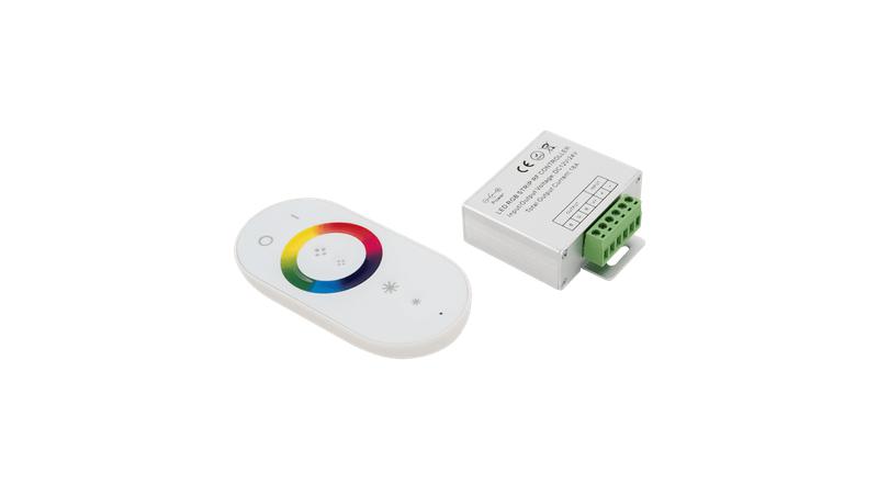 контроллер радио touch deluce rf-rgb-s-18a-wh1 18а 12/24в swg standard 00000000279 от BTSprom.by