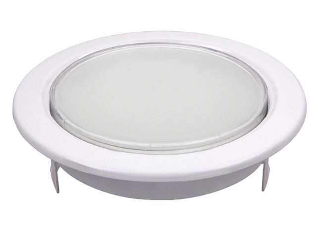 светильник светодиодный встраиваемый 40 вт pgx70 ip20 230в (металл. бел.) jazzway (лампа не входит в комплект) 1027634 от BTSprom.by