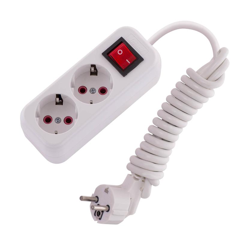 удлинитель 2х2м с заземл. lila с выкл. lezard 720-0202-202 от BTSprom.by