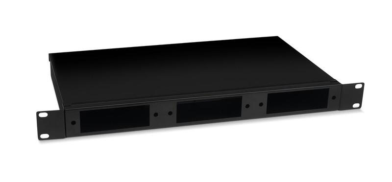 кросс бокс оптический fo-19-3fp-bk 19дюйм 1u на 3 адаптерные панели черн. cabeus 10799c от BTSprom.by