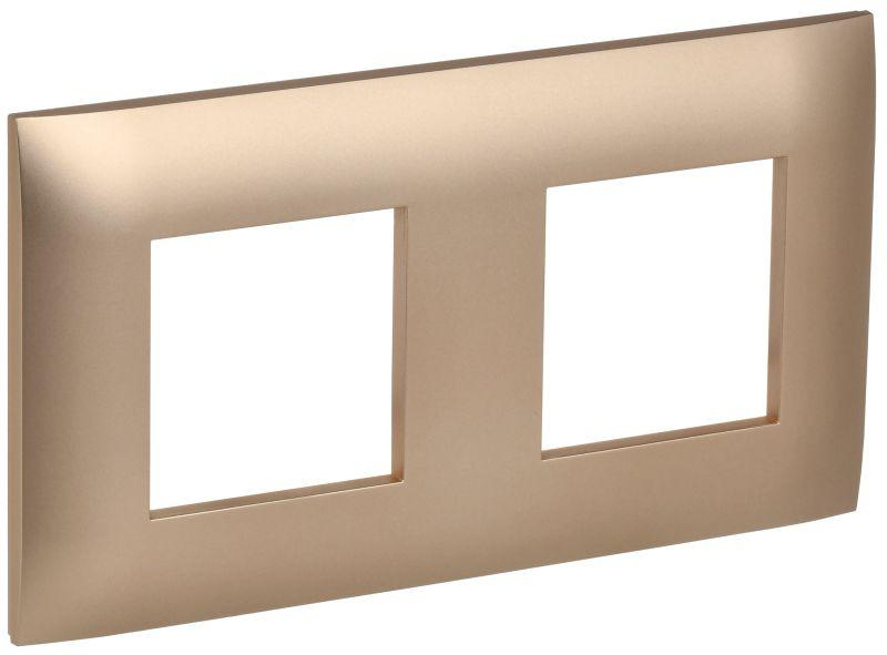 рамка 2-м skandy sk-f02sa песочн. iek sk-m22-k98 от BTSprom.by