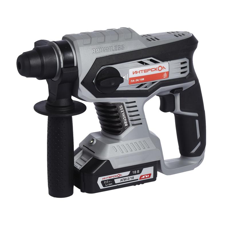 перфоратор аккумуляторный бесщеточный па-24/18в li-ion апи (кейс 1 аккум. 4а/ч зу) интерскол 579.4.1.70 от BTSprom.by