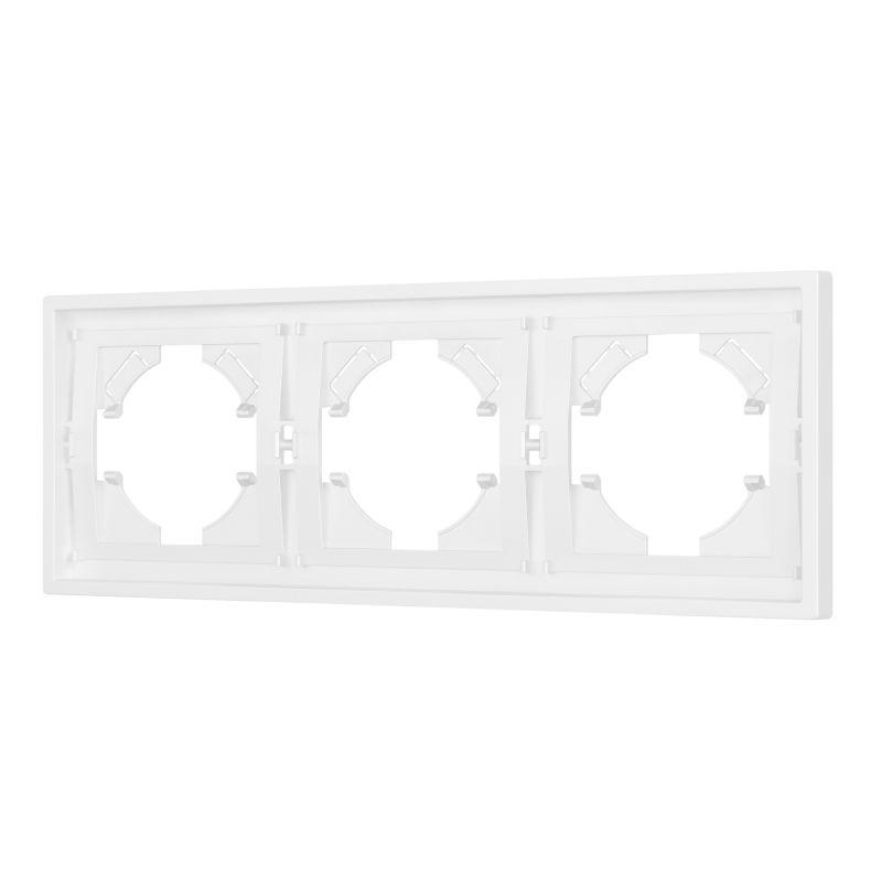 рамка 3-м frm-tendo-pl-3-wh пластик. бел. arlight 053843 от BTSprom.by