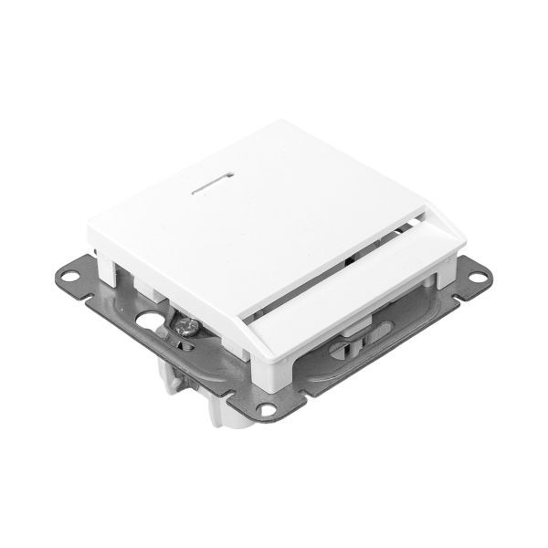  Выключатель карточный Эпика с подсветкой механизм бел. EKF UP1-SWW-card фото в каталоге от BTSprom.by