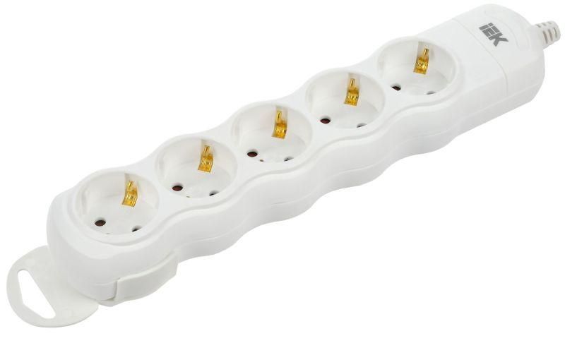 колодка удлинителя 5-мест. с заземл. рпр05 iek wyp10-d-kp-16-05-zs-k01 от BTSprom.by