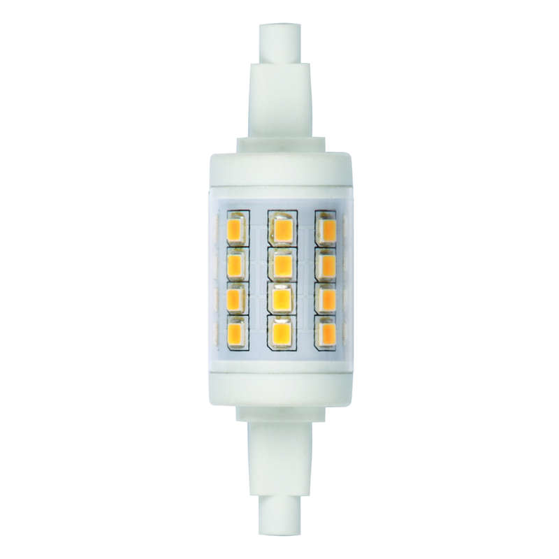 лампа светодиодная led-j78-6w/ww/r7s/cl plz06wh прозр. теплый бел. свет картон тм uniel ul-00001554 от BTSprom.by