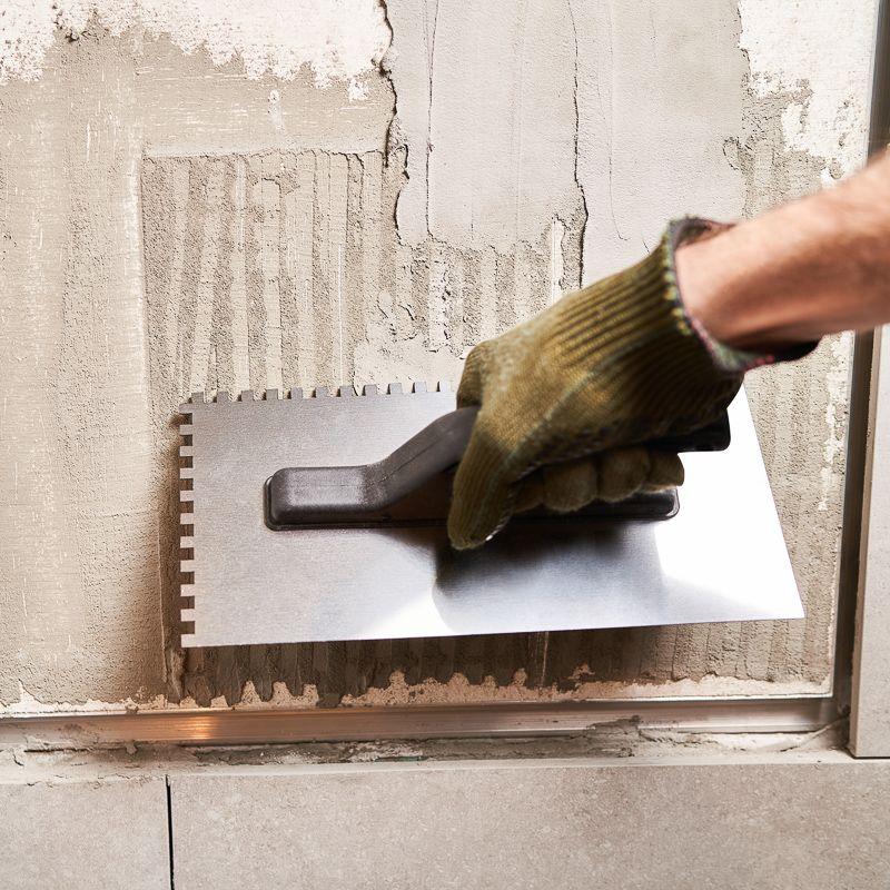  Гладилка нержавеющая 130х270мм зуб 6х6мм ручка Rexant 89-0253 фото в каталоге от BTSprom.by