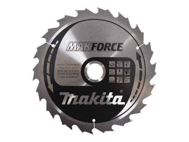 диск пильный 235х30 мм 18 зуб. по дереву makforce makita от BTSprom.by