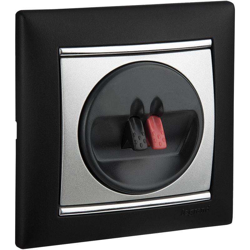  Розетка акустическая одиночная СП Valena механизм алюм. Leg 770223 фото в каталоге от BTSprom.by