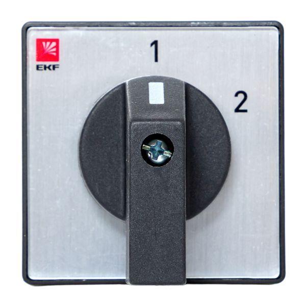  Переключатель кулачковый ПК-1-51 1П 10А "1-2" EKF pk-1-51-10 фото в каталоге от BTSprom.by