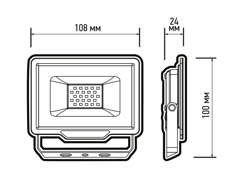  Прожектор светодиодный PFL- C3 20Вт BLUE (цвет свечения син.) для ландшафтного и архитектурного освещения IP65 ДО/СДО JazzWay 5061972 фото в каталоге от BTSprom.by