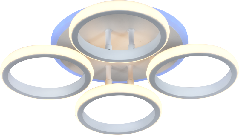 светильник светодиодный irmtrud 6050-104 47вт + 6.5вт 4000к-6000к потолочн. модерн с пультом rivoli б0052395 от BTSprom.by