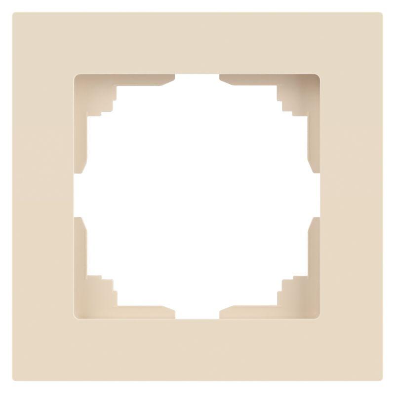 рамка 1-м сп accent 6-501-02 сл. кость intro б0063736 от BTSprom.by