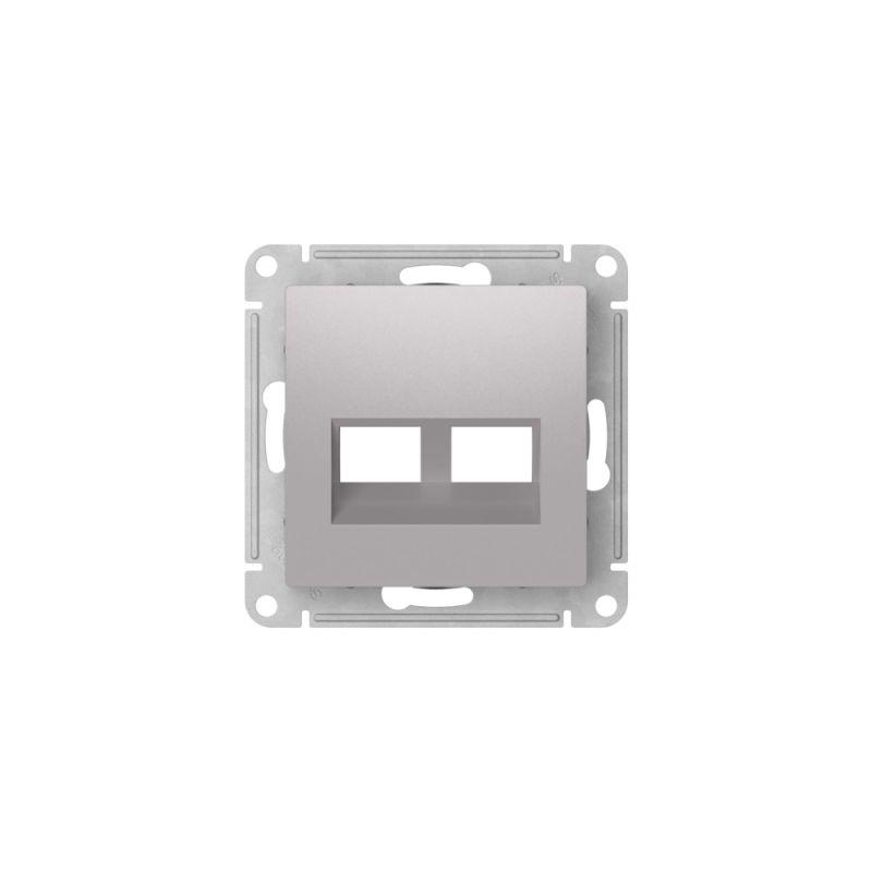  Накладка двойная AtlasDesign для информационных функций типа Keystone алюм. SE ATN000390 фото в каталоге от BTSprom.by