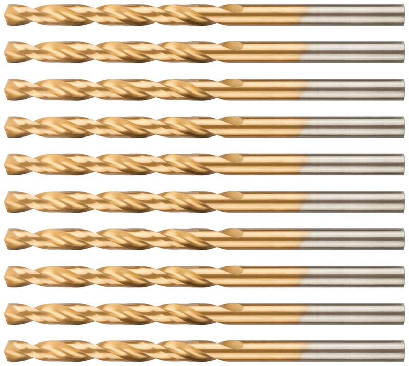  Сверло по металлу Profi с титановым покрытием 4.1х75мм (уп.10шт) Cutop 52-443 фото в каталоге от BTSprom.by