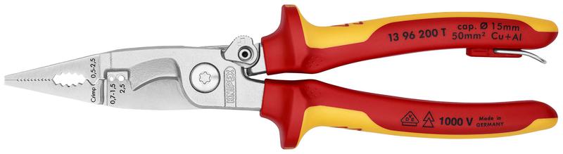 клещи электромонтажные vde 6-в-1 l-200мм knipex kn-1396200t от BTSprom.by