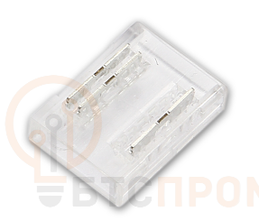 Соединитель жесткий пластиковый прозр. для ленты COB ССТ 10мм лента-лента (уп.5шт) VARTON V4-R0-00.COB-CCT0.0001 фото в каталоге от BTSprom.by  Соединитель жесткий пластиковый прозр. для ленты COB ССТ 10мм лента-лента (уп.5шт) VARTON V4-R0-00.COB-CCT0.0001 фото в каталоге от BTSprom.by
