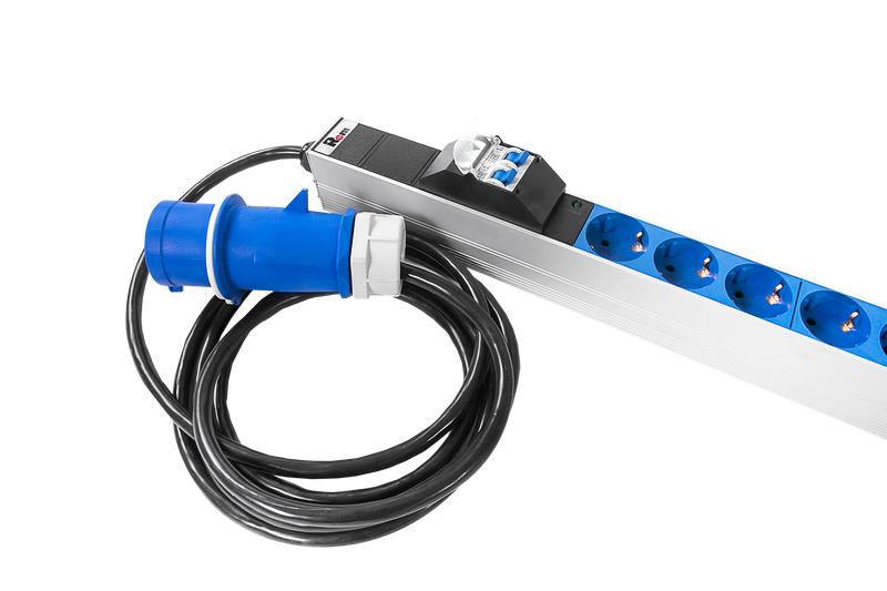 блок розеток вертикальный rem-32 1ф 32а 2 авт. инд. 10 s 24 c13 4 c19 1820мм вх. iec 309 шнур 3м r-32-10s-24c13-4c19-a-i-1820-3-2p rem 1893569 от BTSprom.by