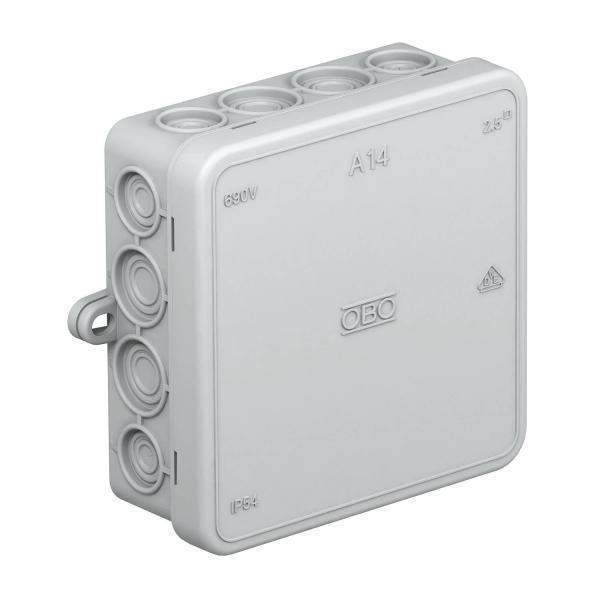 коробка распределительная 100х100х40мм ip55 a14 obo 2000378 от BTSprom.by