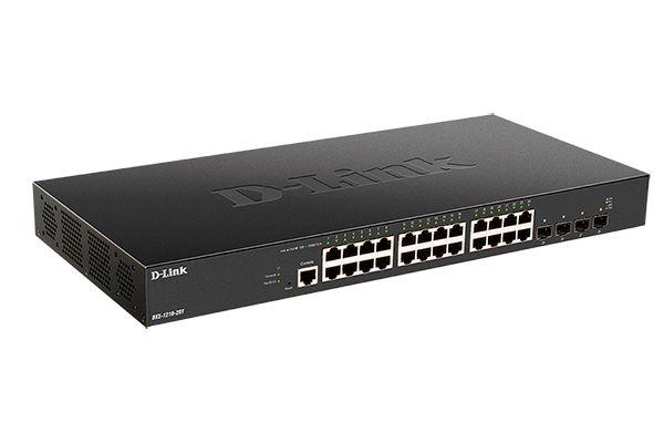 коммутатор настраиваемый dxs-1210-28t/a1a (24 порта 10gbase-t + 4 порта 25gbase-x sfp28) d-link 1801329 от BTSprom.by