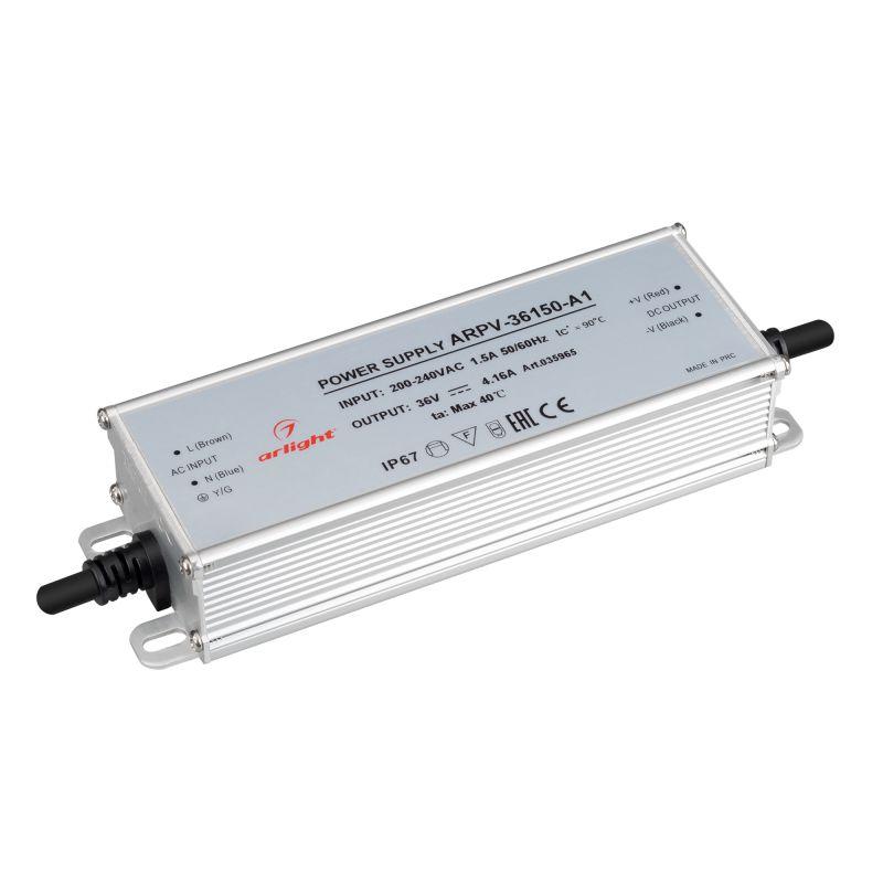 блок питания arpv-36150-a1 36в 4.16а 150вт ip67 металл arlight 035965 от BTSprom.by