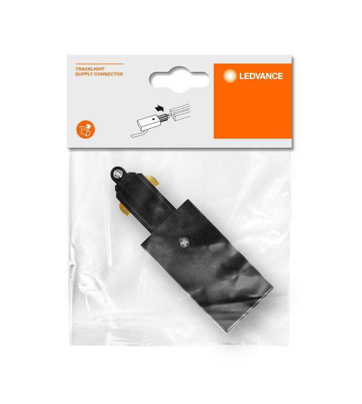 аксессуар для трекового светильника tracklight supply connector bk ledvance 4058075763982 от BTSprom.by