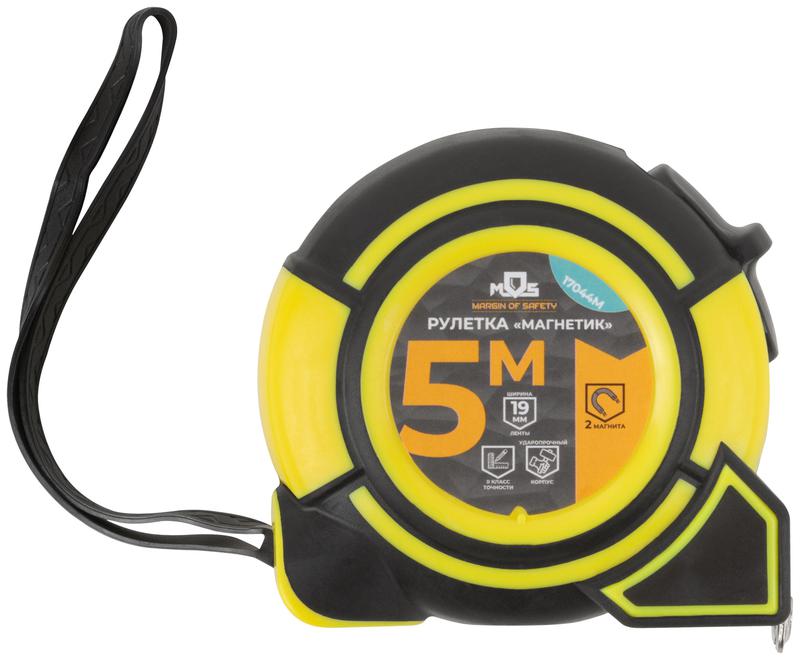 Рулетка Магнетик 5мх19мм MOS 17044М фото в каталоге от BTSprom.by