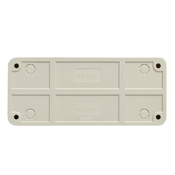  Розетка 3-м ОП Рим 16А IP20 с заземл. бел. EKF ENR16-228-10 фото в каталоге от BTSprom.by