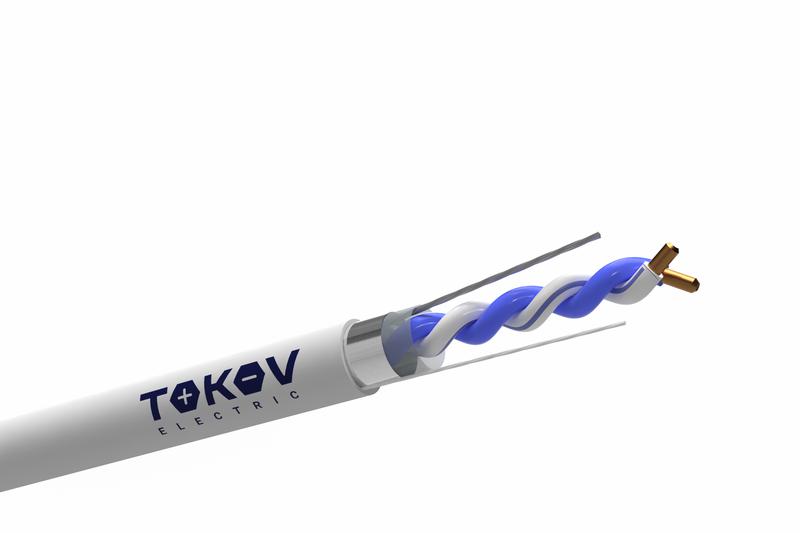кабель витая пара f/utp 1х2х24awg кат.5e pvc indoor 305м (м) tokov electric tke-c06-f12-5e-305-pvc от BTSprom.by