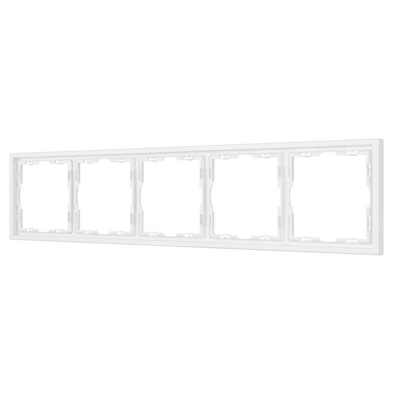 рамка 5-м frm-nobe-sfpl-5-wh пластик. бел. arlight 054227 от BTSprom.by
