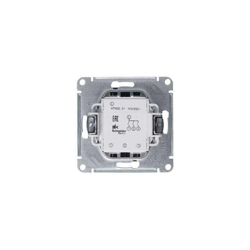  Выключатель 3-кл. СП AtlasDesign 10А IP20 (сх. 1+1+1) 10AX механизм грифель SE ATN000731 фото в каталоге от BTSprom.by