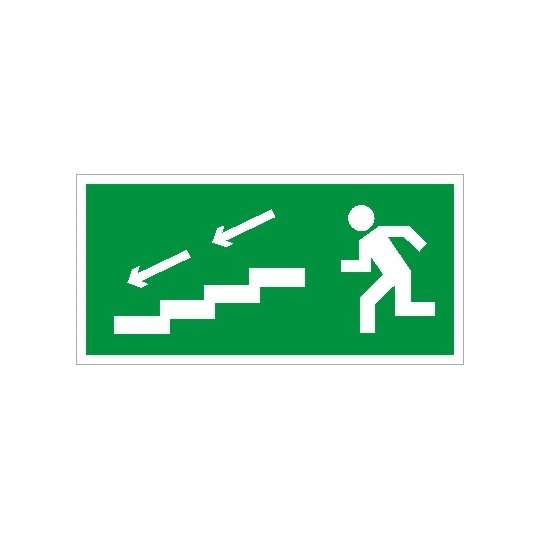 пиктограмма "по лестнице вниз налево" пэу 005 250х115 sirah ст 2502001890 от BTSprom.by