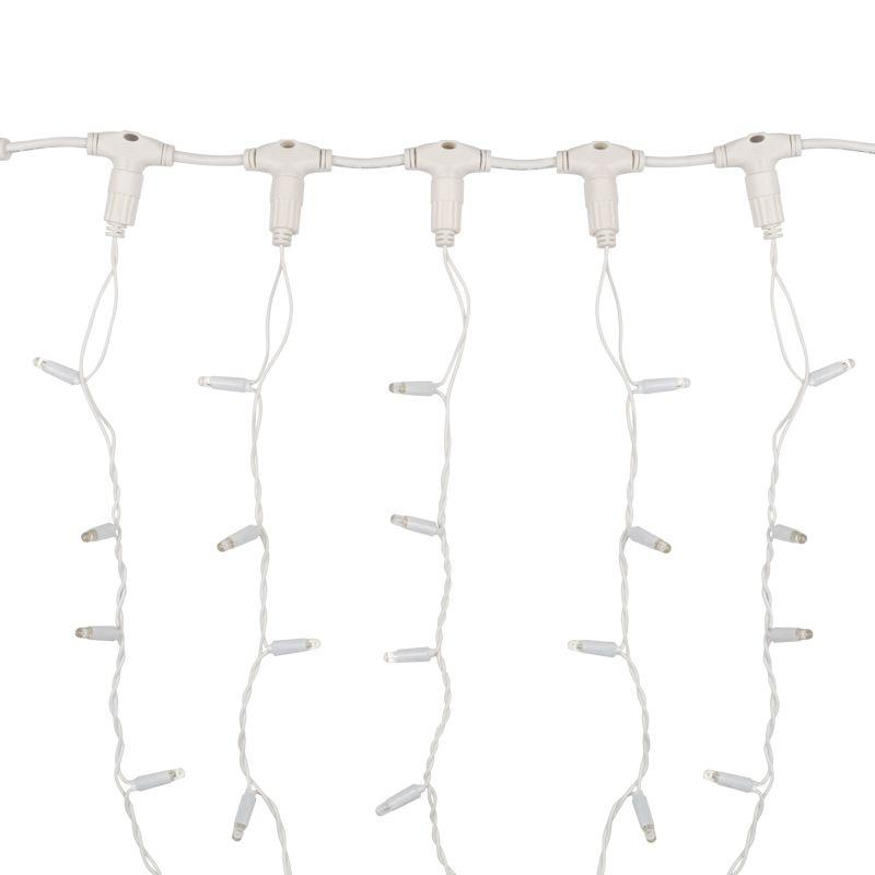  Гирлянда светодиодная "Светодиодный Дождь" 2х1.5м 360LED зел. 23Вт 230В IP65 постоян. свечение провод бел. Neon-Night 235-114 фото в каталоге от BTSprom.by