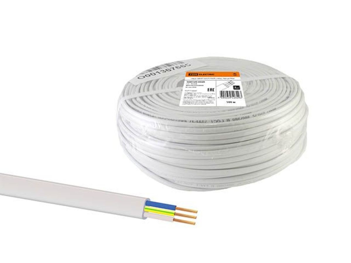 провод шввп 3х0,75 (бухта 100м) б tdm sq0120-0026 от BTSprom.by