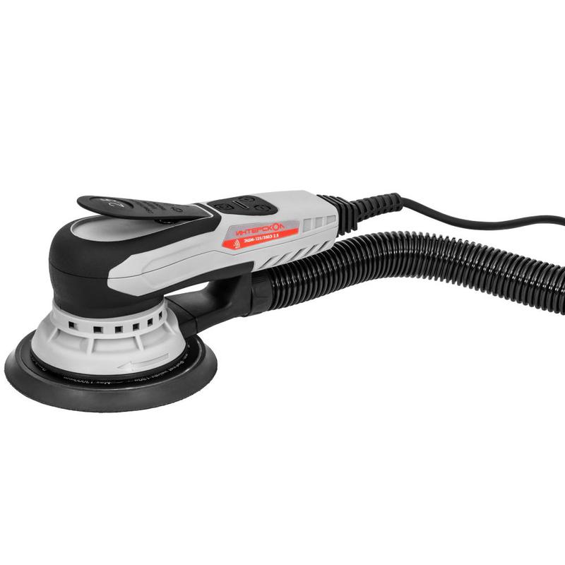 машина шлифовальная эксцентриковая эшм-125/350э эксцентриситет 2.5мм d шлифовального круга 125мм 350вт интерскол 797.1.0.70 от BTSprom.by