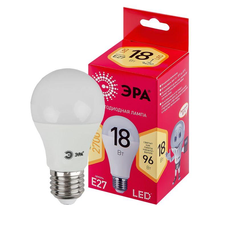 лампа светодиодная red line led a65-18w-827-e27 r 18вт a65 груша 2700к тепл. бел. e27 эра б0051850 от BTSprom.by