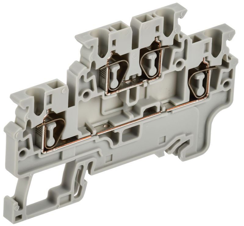 клемма пружинная 2 уровня cxdl2.5 armafix iek af-ct40-00-2-k03-002 от BTSprom.by
