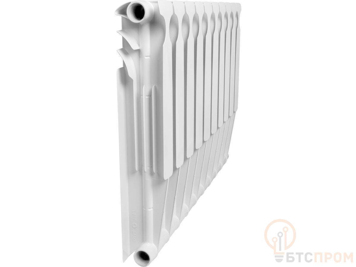  Радиатор биметаллический 500/80, 10 секций SAS (вес брутто 13083 гр.) (AV Engineering) фото в каталоге от BTSprom.by