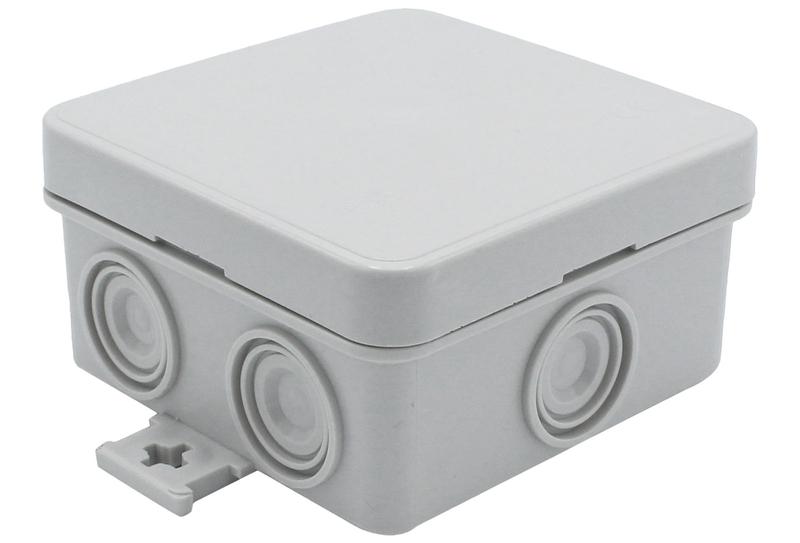 корпус распаячной коробки 75х75х40мм перфорир. стенки прижимная крышка пластик cetinkaya pano cp1021 от BTSprom.by