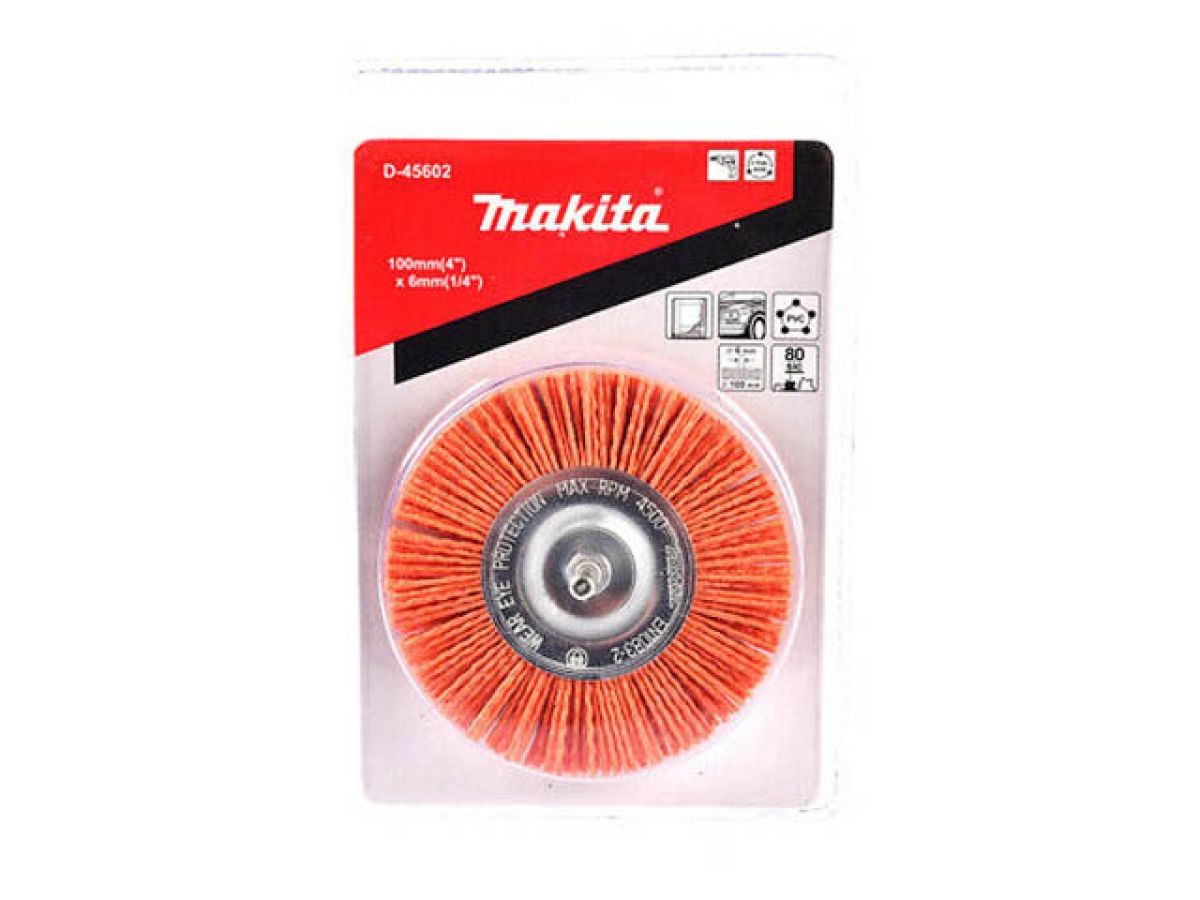 щетка д/дрели дисковая нейлон. 100 мм g80 makita d-45602 от BTSprom.by
