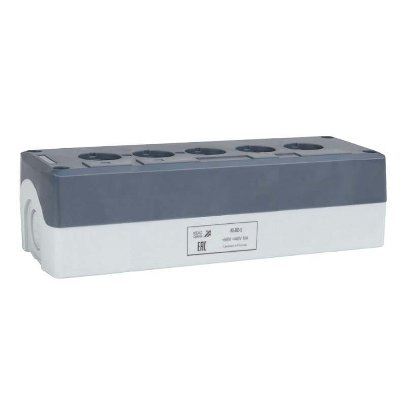 корпус кнопочного поста optisignal d22 a5-bd-5 5 отв xald05 кэаз 362260 от BTSprom.by