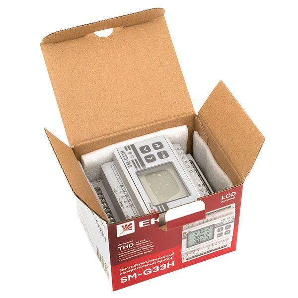  Прибор измерительный многофункциональный G33H на DIN-рейку ЖКИ PROxima EKF sm-g33h фото в каталоге от BTSprom.by