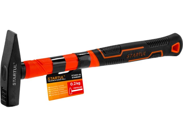 молоток 0,2кг с фибергл.рукояткой startul standart (st2403-02) st2403-02 от BTSprom.by