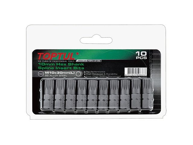насадка spline m8 30mm 10шт блистер toptul fsfa1208g от BTSprom.by