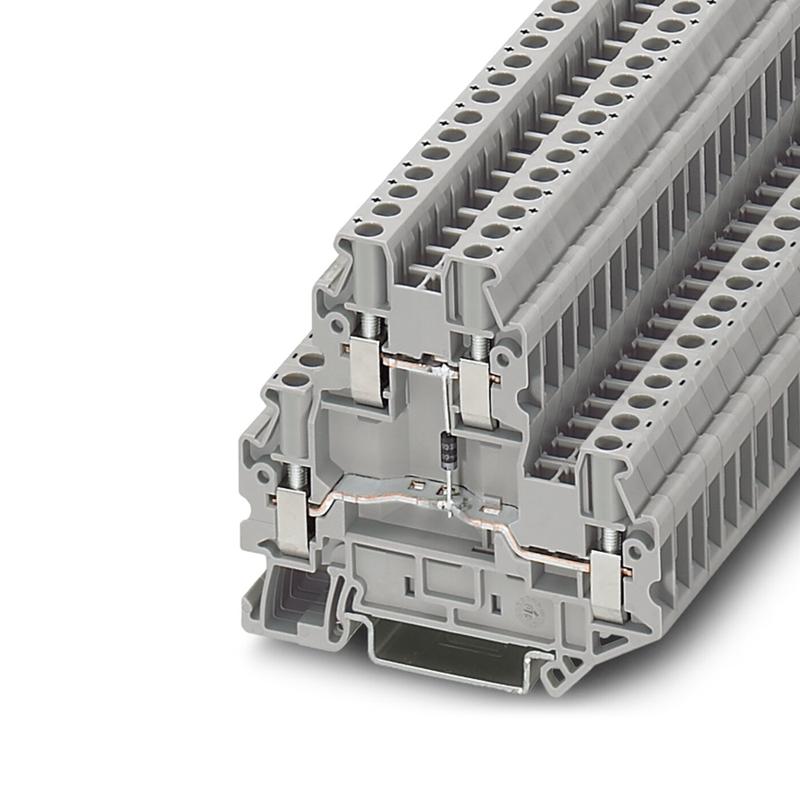 блок клеммный uttb 2.5-dio/o-u phoenix contact 3046650 от BTSprom.by